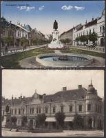 Szekszárd, Garay tér - 2 db régi képeslap / 2 old postcards