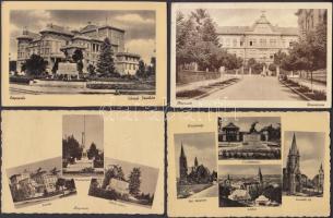 Kaposvár - 4 db régi képeslap / 4 old postcards