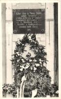 Kézdivásárhely, Gábor Áron emléktábla / memorial plaque