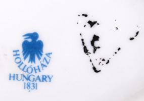 Hollóházi tétel, jelzettek, hibátlanok, összesen: 5 db