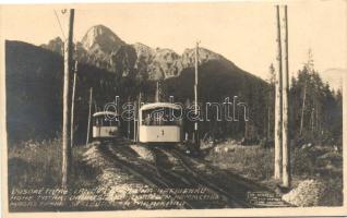 Tátra, Vysoké Tatry; Siklóvasút a Tarajkára / funicular railway