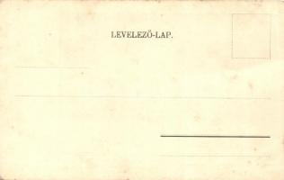 Budapest XIV. Állatkert, Elefánt; képeslap Herbst Samu reprodukáló műintézetéből