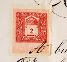 1907 Bp., Az ügyvédi vizsga sikeres teljesítését igazoló oklevél okmánybélyeggel és szárazpecséttel