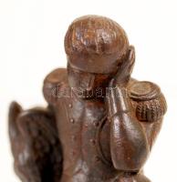 cca 1900 magányos Napoleon, öntött vas, m:10 cm