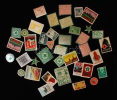 36 db különféle eszperanto levélzáró / 36 Esperanto poster stamps