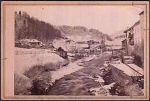 cca 1890 Ausztria Murau / Austria Murau, The Mur river 18x12 cm