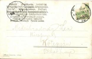 Monkey family, humour, Mixt. Serie 224. 6 Dess. s: Lothar Meggendorfer