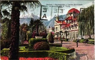 Merano, Meran; Passeggiata, Casino Municipale,  Gruppo di Tessa (EK)