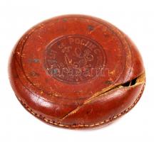 cca 1920 törött lornyon lencse, eredeti tokjában, d:5,5 cm