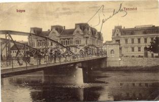 Lugoj, bridge, iron shop, Lugos, Temes híd, Haberehrn vasudvar