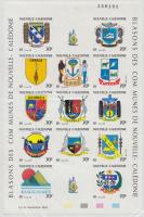 Címerek vágott teljes ív, Coat of arms full sheet