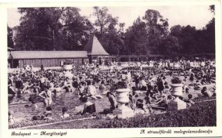 Budapest XIII. Margitsziget, strandfürdő, meleg víz medence