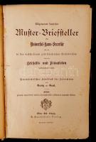 Allgemeiner deutscher Muster-Briefsteller und Universal-haus-Secretär für alle in den verschiedenen ...