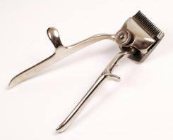 Régi hajvágó, eredeti dobozában, 14×9 cm