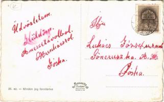 Munkács, Szent István út, Híd, Vár, Kolostor / street, bridge, castle, cloister (fa)