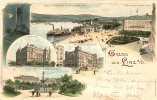 Linz an der Donau, Verlag von Joh. Brunthaler, litho