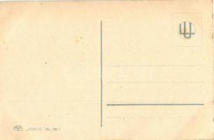 Jockey lady, Italian art postcard, Erkal No. 320/1 s: Usabal