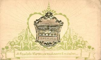 Eperjes, Felvidéki Egyetemi és Főiskolai Hallgatók Egyesülete; irredenta Emb. s: Gát (EB)