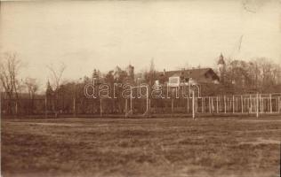 1915 Balatonkenese, Olga-villa, templom, photo