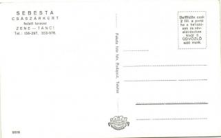 Budapest II. Sebesta Császárkert vendéglő belső