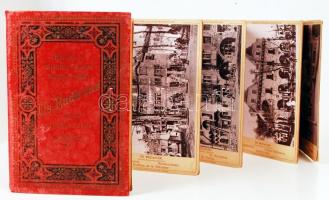 1896 Bp., Klösz György(1844-1913): Ős Budavár, leporelló, 12 képpel, benne Klösz György pecsétjével