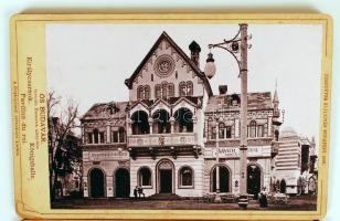 1896 Bp., Klösz György(1844-1913): Ős Budavár, leporelló, 12 képpel, benne Klösz György pecsétjével