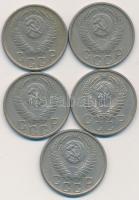 Szovjetunió 1953-1957. 15k Cu-Ni (5x) csak klf évszám! T:2
Soviet Union 1953-1957. 15 Kopeks Cu-Ni (...