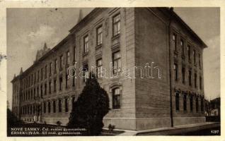 Érsekújvár, Állami Reálgimnázium, reálne gymnasium / grammar school 'vissza' So. Stpl (Rb)