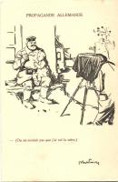 Anti-German propaganda, We do not believe that I killed the mother, humour, No. 110. artist signed