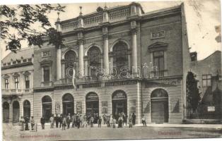 Debrecen, Kereskedelmi Akadémia, Polgári Fiúiskola, Balla József asztalos üzlete, Bútor raktár (kis lyuk / pinhole)