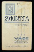 cca 1910 Prohászka Ottokár (?) székesfehérvári püspök, keményhátú fotó, 6x10 cm