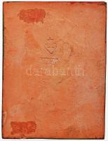 Krupinszky László (1888-1945) 1937. "Dr. Hubay Jenő" terrakotta plakett (98x74mm) T:2-