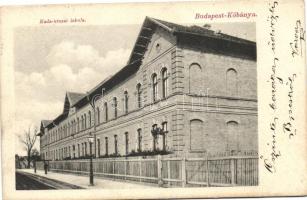 Budapest X. Kőbánya, Kada utcai iskola, Varga-féle könyv- és papírkereskedés kiadása