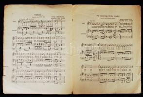 cca 1925 Irredenta dalok, szövegét írta és zenéjét szerezte Polster Gyula József, kotta, 3p
