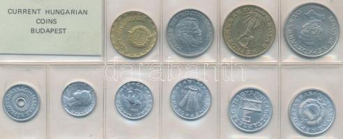 1983. 2f-20Ft 10db klf érmés forgalmi sor fóliatokban T:1