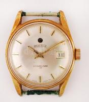 cca 1950 Roamer vanguard mechanikus, naptáros karóra szép számlappal. Működik / Mechanic watch with calendar