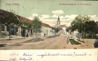 Budapest XXII. Nagytétény, Szentháromság tér, Fő utca; kiadja Szakály Károly