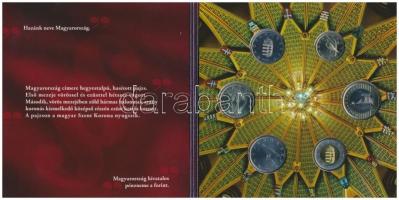 2012. 5Ft-200Ft 6db-os elsőnapi veret forgalmi sor dísztokban "Magyarország Alaptörvénye" ...