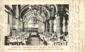 Budapest VII. Erzsébet körút 27.; Nemény Béla Gambrinus Étterme (Rb)
