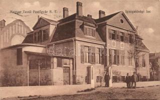 Budapest III. Magyar Textil Festőgyár Rt., Igazgatósági lak; Pataky I. kiadása