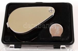 Új, 30x-os LED-es ékszerész nagyító elemmel / New jewellers magnifier with LED