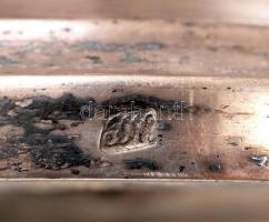 Biedermeier ezüst (Ag.) gyertyatartó pár, hercegi koronával alatta "T" monogrammal, jelzet...