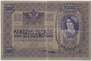 1918. 10.000K piros "Magyarország" felülbélyegzéssel T:III
Adamo K40B