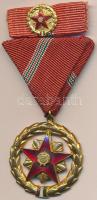 1957. "Szocialista Munkáért Érdemérem" szalagsávval, miniatűrrel dísztokban T:2