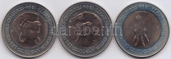 Andorra 1984. 2D "Vadvilág" (3xklf) T:1
Andorra 1984. 2 Diners "Wildlife" (3xdif...