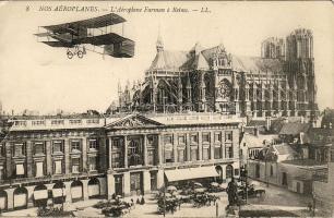 Reims mit Flugzeug