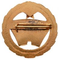 ~1970. "Kiváló pénzügyi dolgozó" zománcozott kitüntetés miniatűrrel tokban T:2