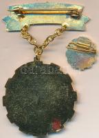 ~1965. "Kiváló Termelőszövetkezeti Dolgozó" aranyozott zománcozott kitüntetés miniatűrrel ...