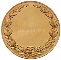 1996. "Magyar Sporttudományért Aranyplakett" aranyozott fém emlékérem dísztokban (70mm) T:...