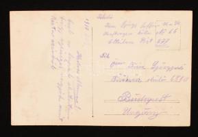 1917 Katonák csoportképe, fotólap, hátoldalon feliratozva 9×14 cm
1917 First World War photo of sold...